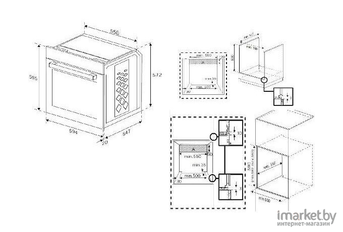 Духовой шкаф Beko BBIM18300BS черный