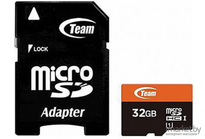 Карта памяти Team Group Micro-SDHC 32GB (TUSDH32GUHS03)