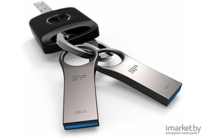 USB Flash Silicon-Power Jewel J80 32GB Silver (SP032GBUF3J80V1T)