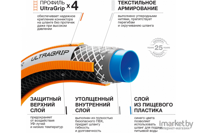 Шланг Daewoo Power UltraGrip (DWH 5127)