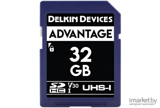 Карта памяти Delkin Devices Advantage SDHC 32GB UHS-I V30 (DDSDW63332GB)