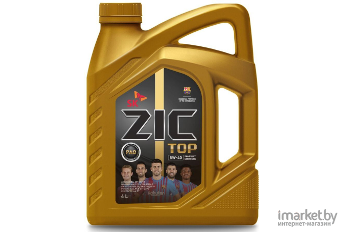Моторное масло ZIC TOP 5W40 4л (162682)