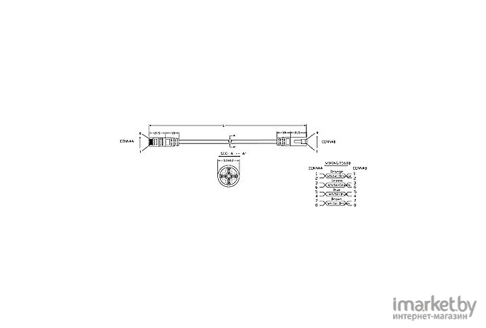 Патч-корд Hyperline PC-LPM-UTP-RJ45-RJ45-C5e-1.5M-LSZH-BL