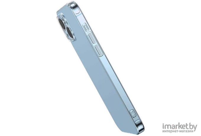 Накладка силиконовая Baseus P60151104201-02 Simple Series 2 для iPhone 14 Plus, прозрачная