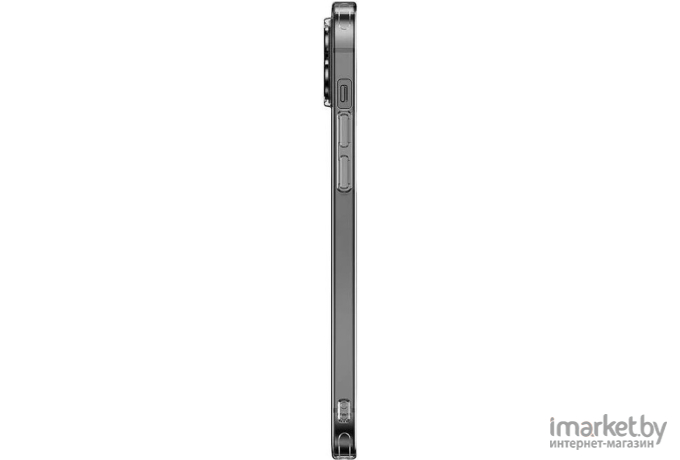 Накладка силиконовая Baseus P60112202201-00 Corning Series для iPhone 14 прозрачная + защитное стекло 2 шт. в комплекте