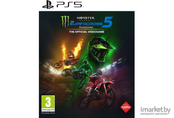 Игра для приставки Playstation Sony PS5 Monster Energy Supercross 5 EN Version (8057168504576)