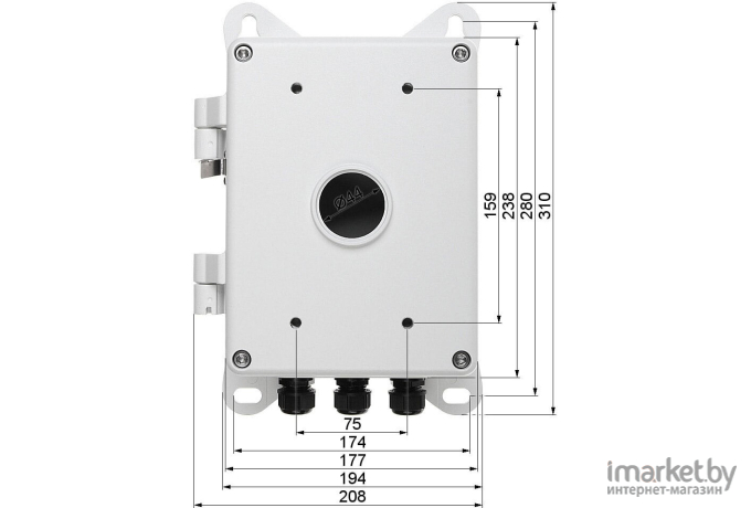 Кронштейн Hikvision DS-1602ZJ-BOX-POLE