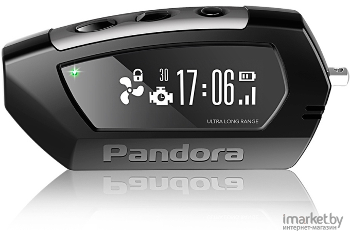 Брелок Pandora LCD D010 Black