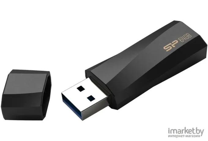 USB-Flash Silicon-Power Blaze B07 64GB Black (SP064GBUF3B07V1K)