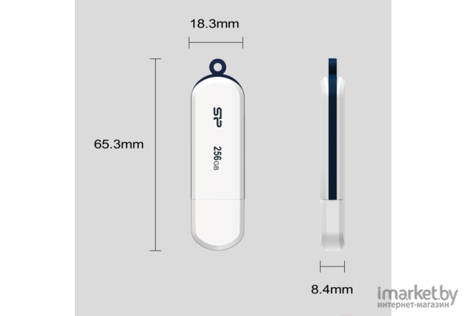 USB-Flash Silicon-Power Blaze B32 32GB White (SP032GBUF3B32V1W)