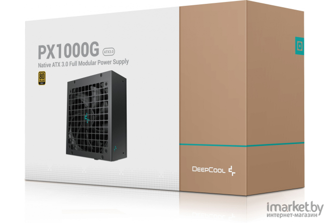Блок питания DeepCool PX1000G PWM 80+ Gold 1000 Вт черный (R-PXA00G-FC0B-EU)