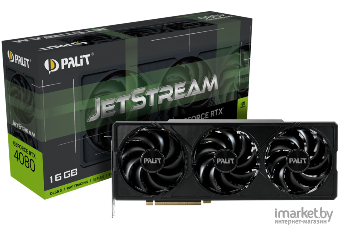 Видеокарта Palit GeForce RTX 4080 JetStream (NED4080019T2-1032J)