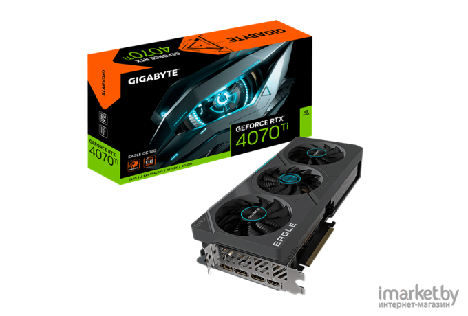 Видеокарта Gigabyte GeForce RTX 4070 Eagle OC 12G RTL (GV-N4070EAGLE OC-12GD)