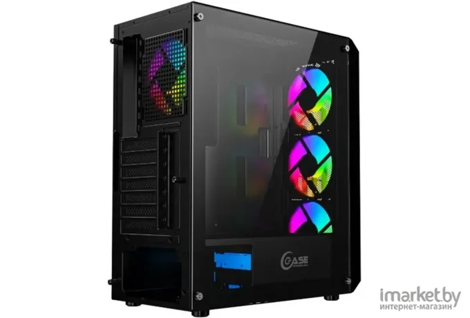 Корпус PowerCase Mistral C4B ATX без БП черный (CMICB-L4)