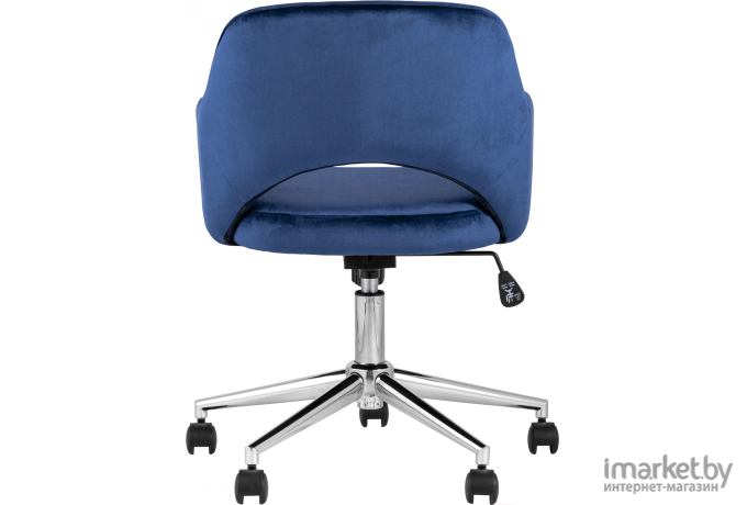 Офисное кресло Stool Group Кларк велюр синий (CLARKSON BLUE CHROME)