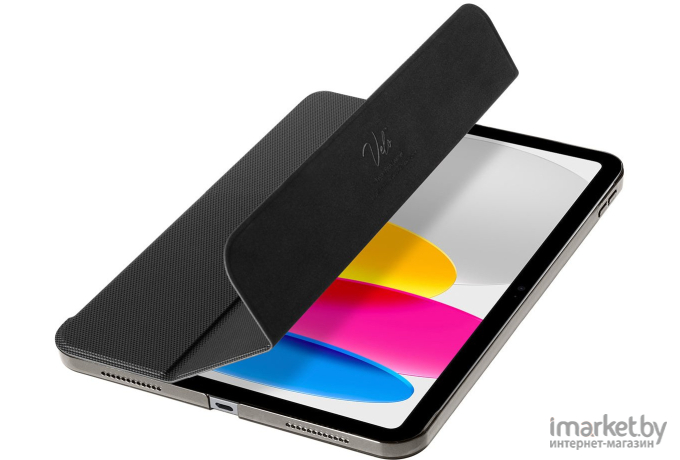 Чехол для планшета Spigen Liquid Air Folio для iPad 10.9 2022 черный (ACS05415)