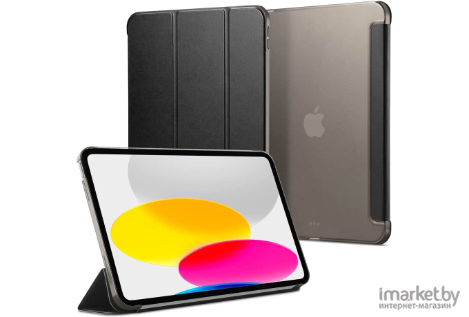 Чехол для планшета Spigen Smart Fold для iPad 10.9 2022 черный (ACS05309)