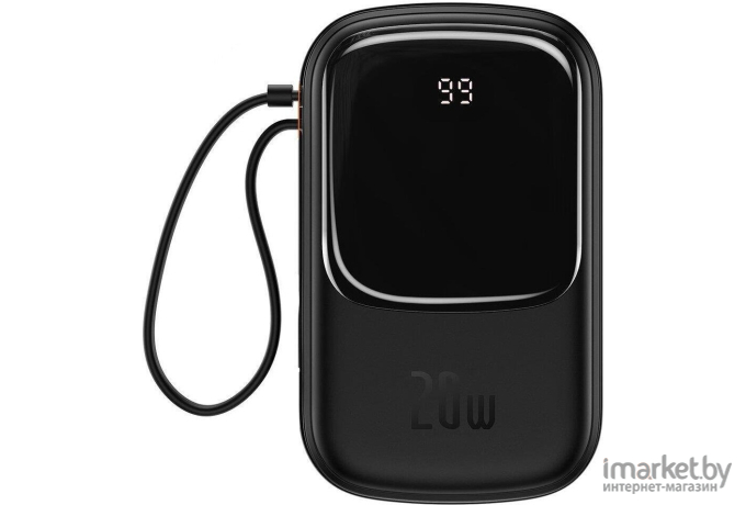 Внешний аккумулятор Baseus Qpow Pro Digital Display Fast Charge PPQD20I 20000mAh 20W черный (PPQD060201)