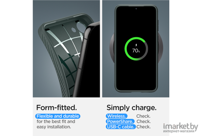 Чехол для телефона Spigen Liquid Air для Galaxy S23 Plus Abyss Green (ACS05667)