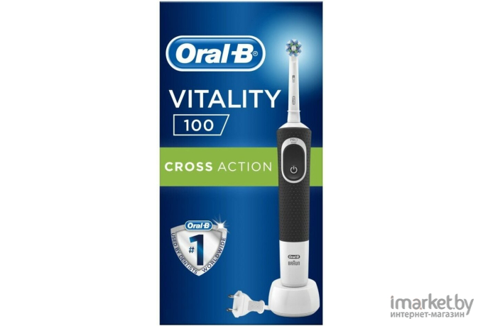 Электрическая зубная щетка Oral-B Vitality 100 Cross Action Black (D100.413.1)