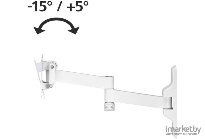 Кронштейн для телевизора Hama H-108737 белый (00108737)