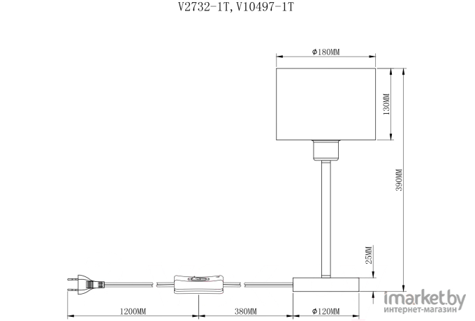 Настольная лампа Moderli Room V10497-1T