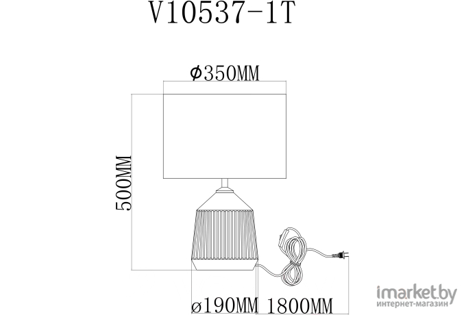 Настольная лампа Moderli Palma V10537-1T