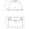 Вытяжка Elikor Flat 42П-430-К3Д хром/белый (КВ II М-430-42-559)