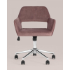 Офисное кресло Stool Group Ross велюр розовый (ROSS CHROME VELVET ROSE)