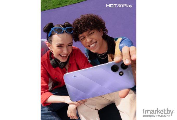 Смартфон IInfinix Hot 30 Play NFC X6835B 128Gb/8Gb Bora Purple (X6835B/8-128/Bora Purple)