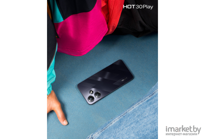 Смартфон IInfinix Hot 30 Play NFC X6835B 128Gb/8Gb Mirage Black (X6835B/8-128/Mirage Black)