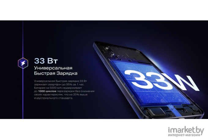 Смартфон Infinix NOTE 30i X6716 256Gb/8Gb Obsidian Black (X6716/8-256/Obsidian Black)