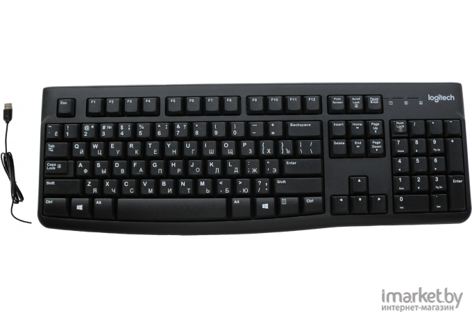 Клавиатура Logitech Compact Keyboard K120 нет кириллицы (920-002583)