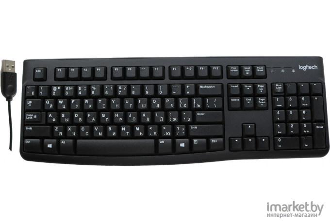 Клавиатура Logitech Compact Keyboard K120 нет кириллицы (920-002583)