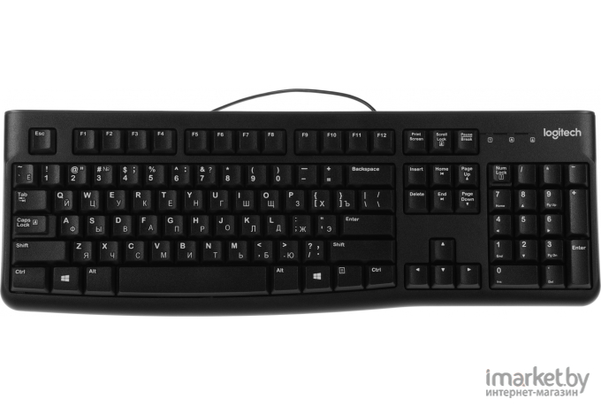 Клавиатура Logitech Compact Keyboard K120 нет кириллицы (920-002583)