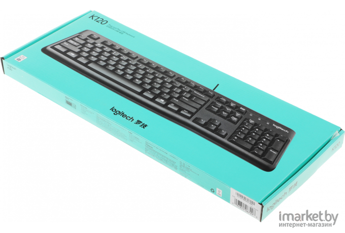 Клавиатура Logitech Compact Keyboard K120 нет кириллицы (920-002583)