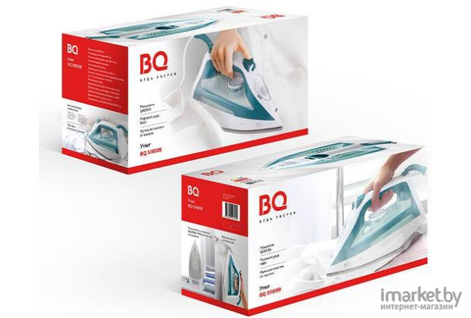 Утюг BQ SI1009 White/Turquoise