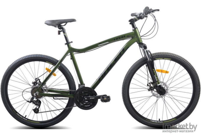 Велосипед Racer Level 27,5 2022 р.20 зеленый
