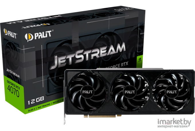 Видеокарта Palit GeForce RTX 4070 JetStream (NED4070019K9-1047J)