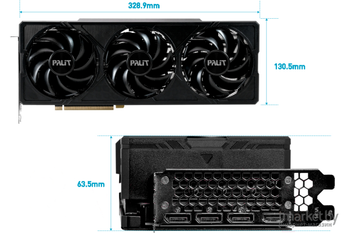 Видеокарта Palit GeForce RTX 4070 JetStream (NED4070019K9-1047J)