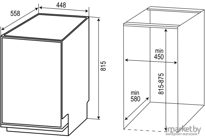 Посудомоечная машина Zigmund Shtain DW 301.4