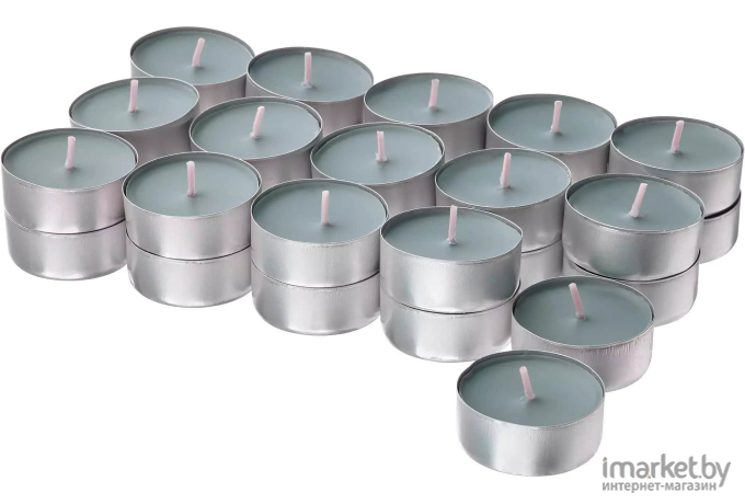 Набор ароматических свечей Ikea Паронтрад горный воздух бирюза (005.253.57)