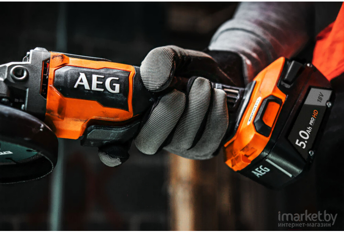 Углошлифмашина AEG Powertools BEWS 18-125BLPX2-0 без АКБ (4935480857)