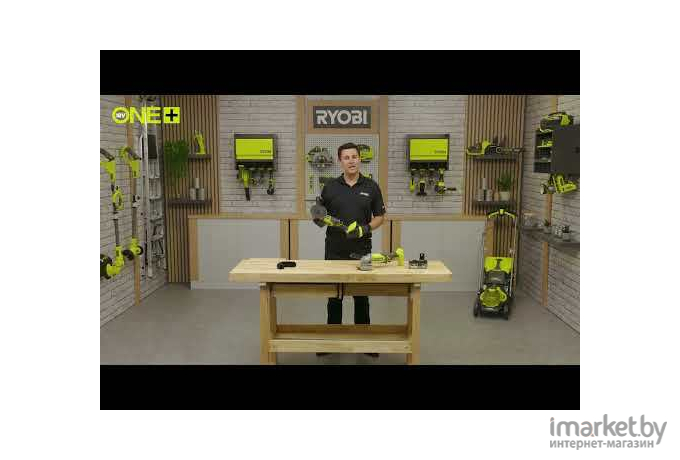 Углошлифмашина Ryobi ONE+ RAG18125-0 без АКБ (5133005403)