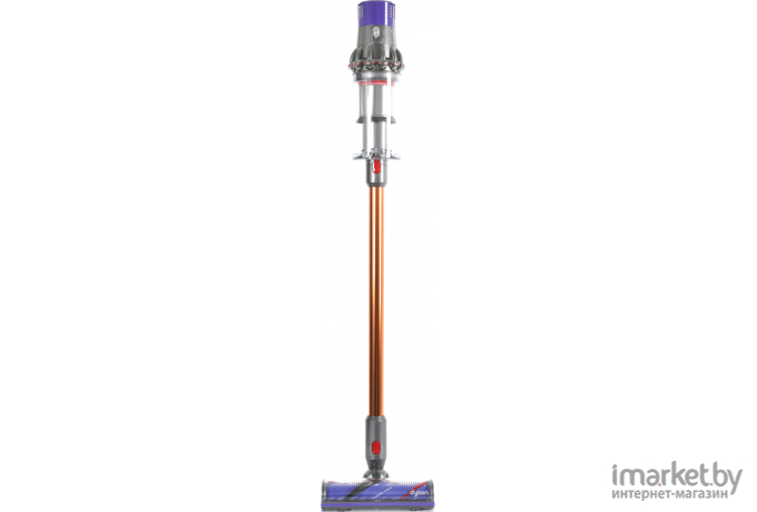 Пылесос Dyson V10 Absolute+ серебристый/медный