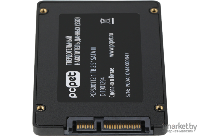 SSD-накопитель PC Pet 1Tb OEM (PCPS001T2)