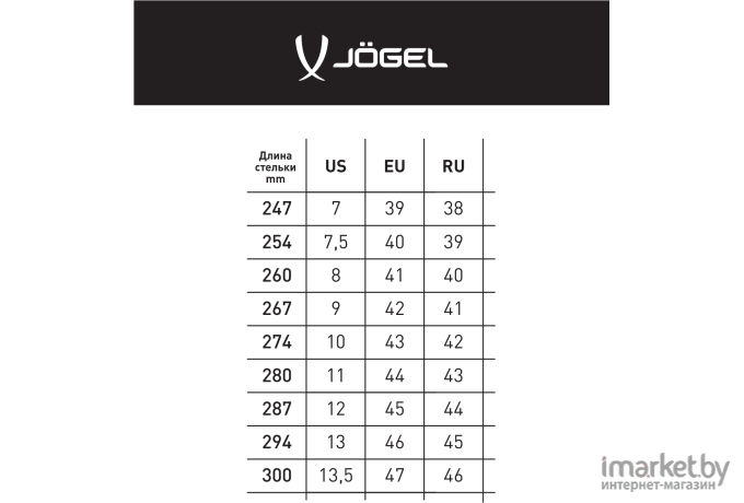 Кроссовки баскетбольные Jogel Launch р.40 White/Blue