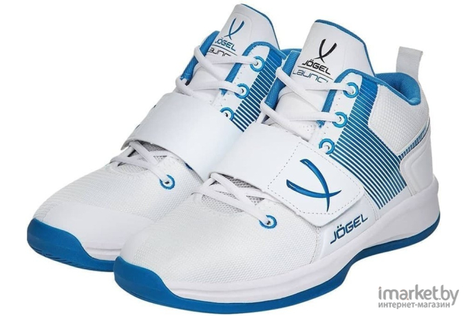 Кроссовки баскетбольные Jogel Launch р.45 White/Blue