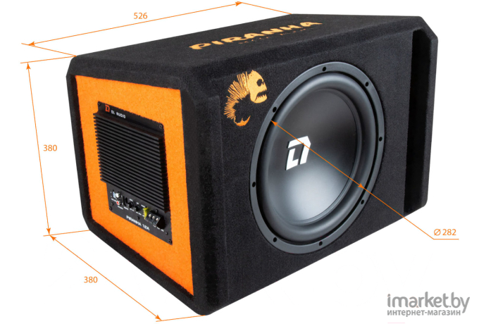Сабвуфер DL Audio Piranha 12A Orange