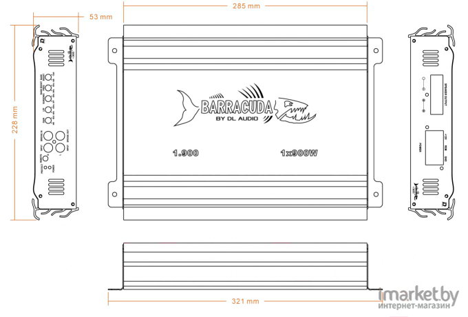 Усилитель DL Audio Barracuda 1.900